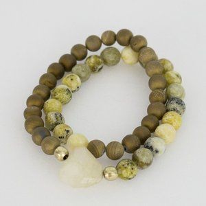 Bracelet Semi Precious Stretch
